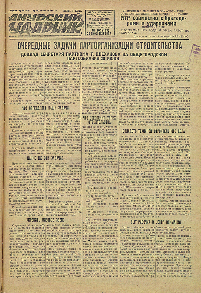 Амурский ударник 197