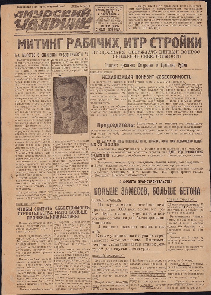 Амурский ударник 203