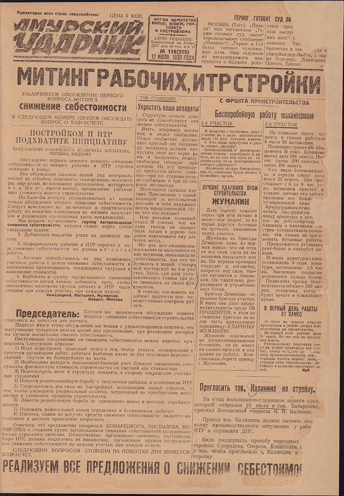 Амурский ударник 210