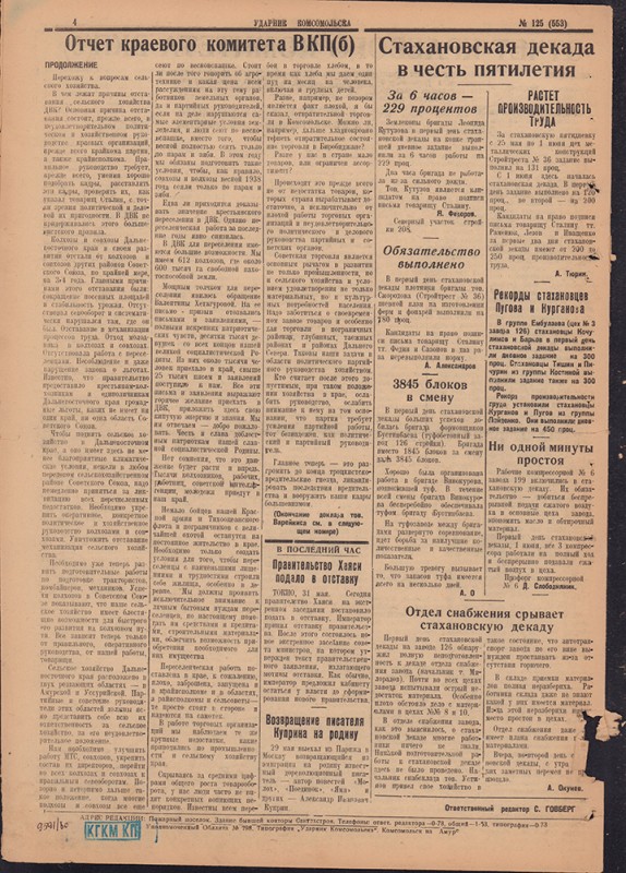 Ударник Комсомольска 553