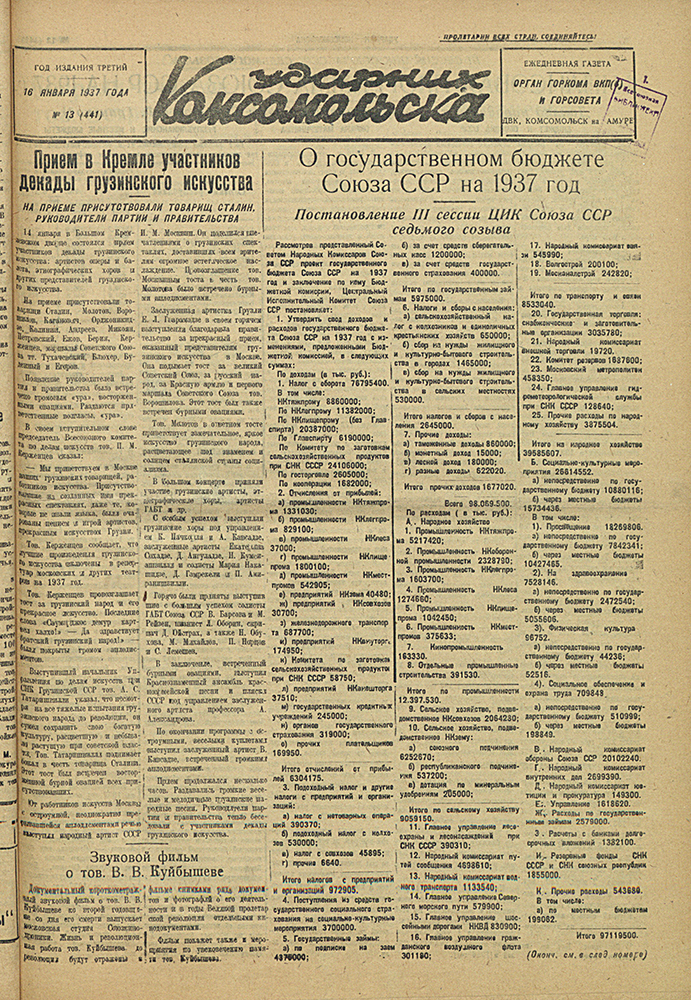 Ударник Комсомольска 441