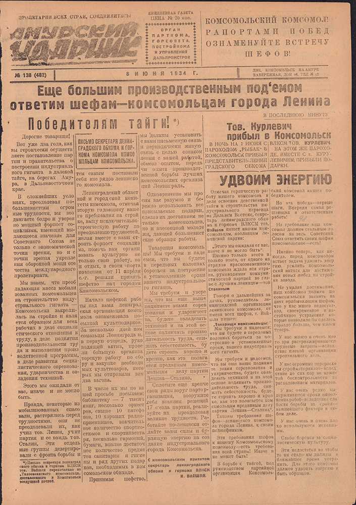 Амурский ударник 138