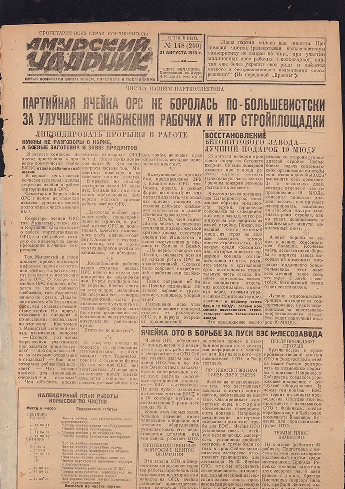 Амурский ударник 240