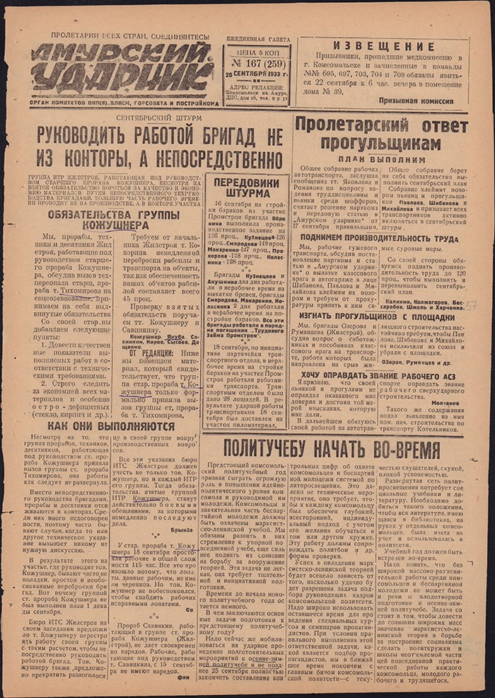 Амурский ударник 259
