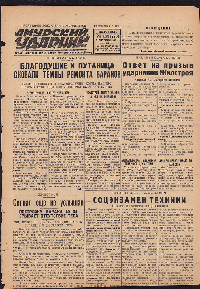 Амурский ударник 275
