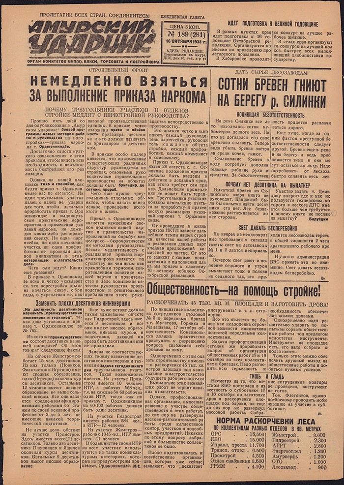 Амурский ударник 281