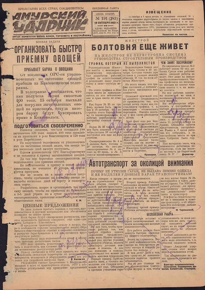 Амурский ударник 283