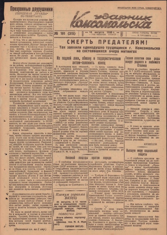 Ударник Комсомольскак 315