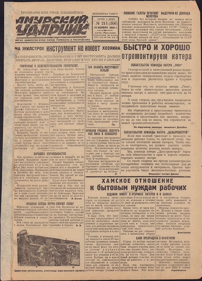 Амурский ударник 306