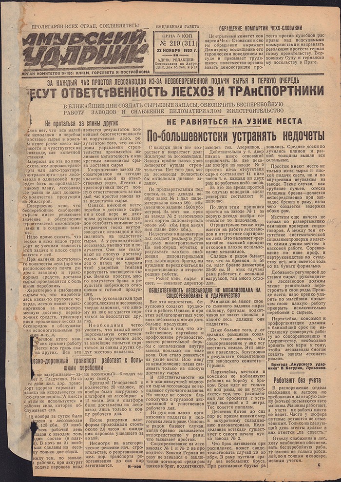 Амурский ударник 311