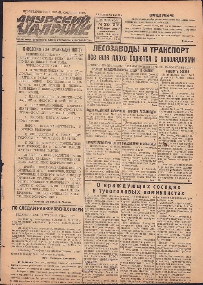 Амурский ударник 315