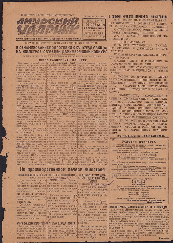 Амурский ударник 319