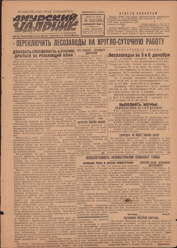 Амурский ударник 324