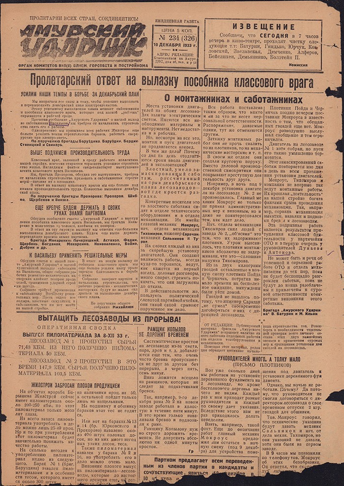 Амурский ударник 326