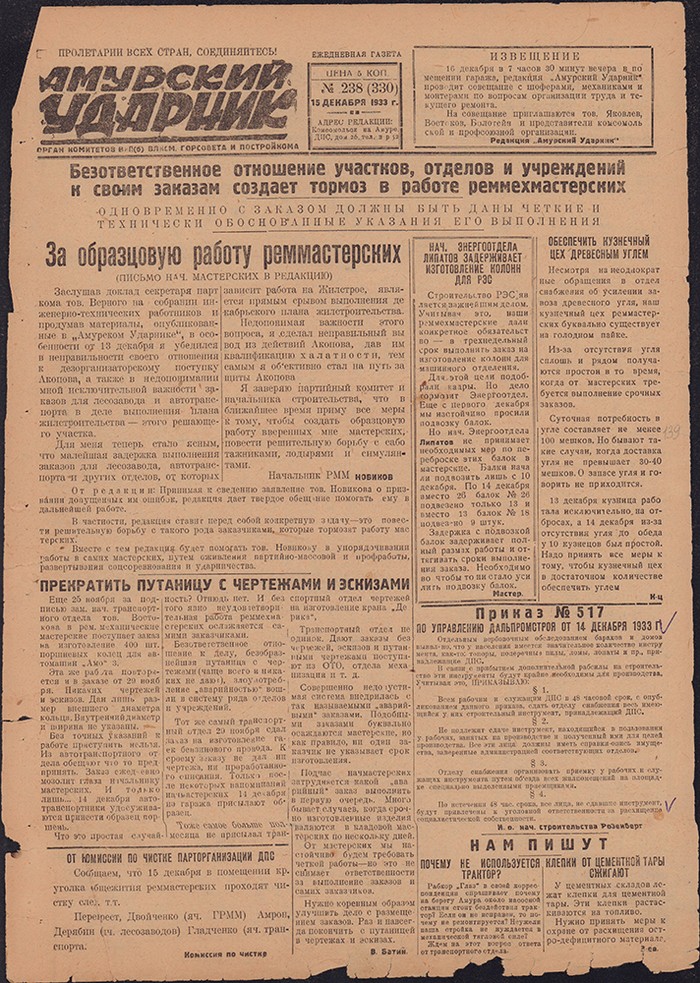 Амурский ударник 330