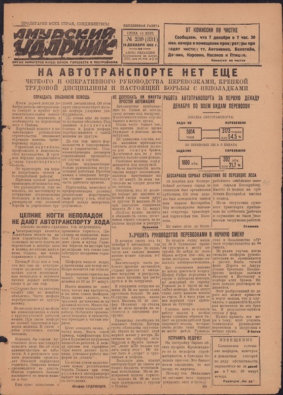 Амурский ударник 331