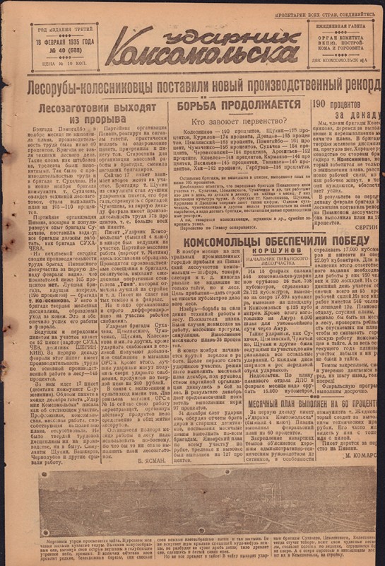 Ударник Комсомольска 688