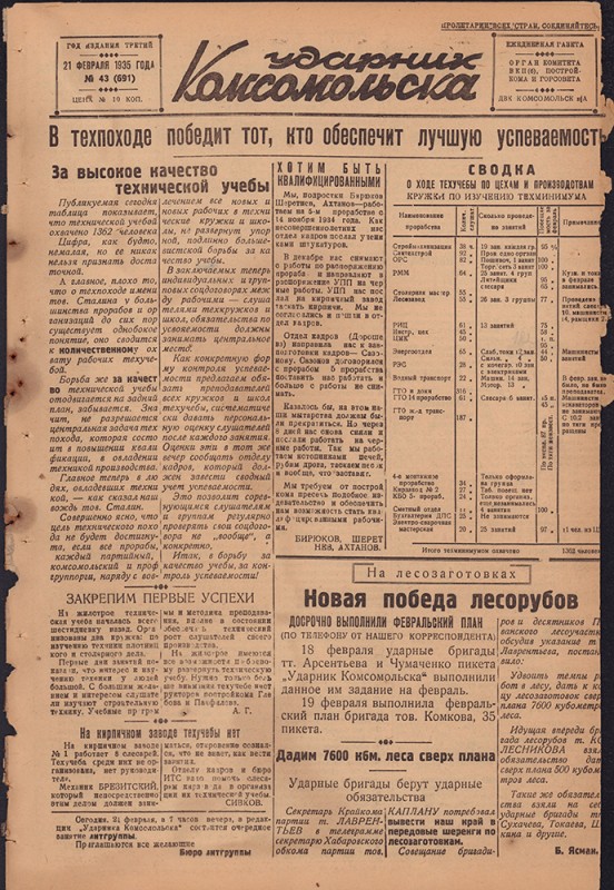 Ударник Комсомольска 691