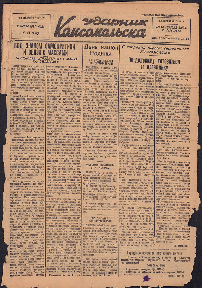 Ударник Комсомольска 483