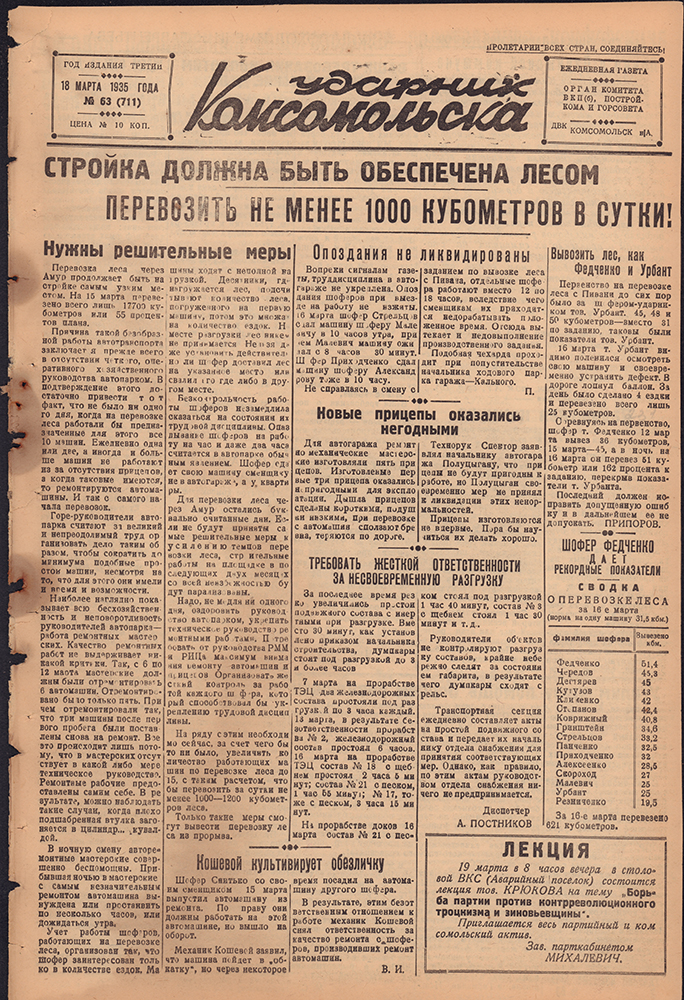 Ударник Комсомольска 711