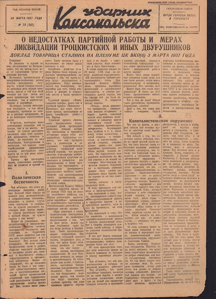 Ударник Комсомольска 501