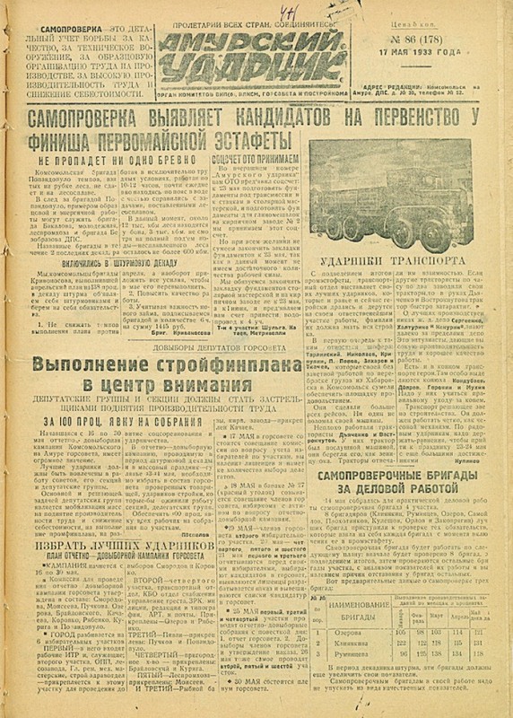 Амурский ударник 178