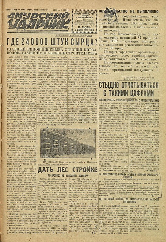 Амурский ударник 185